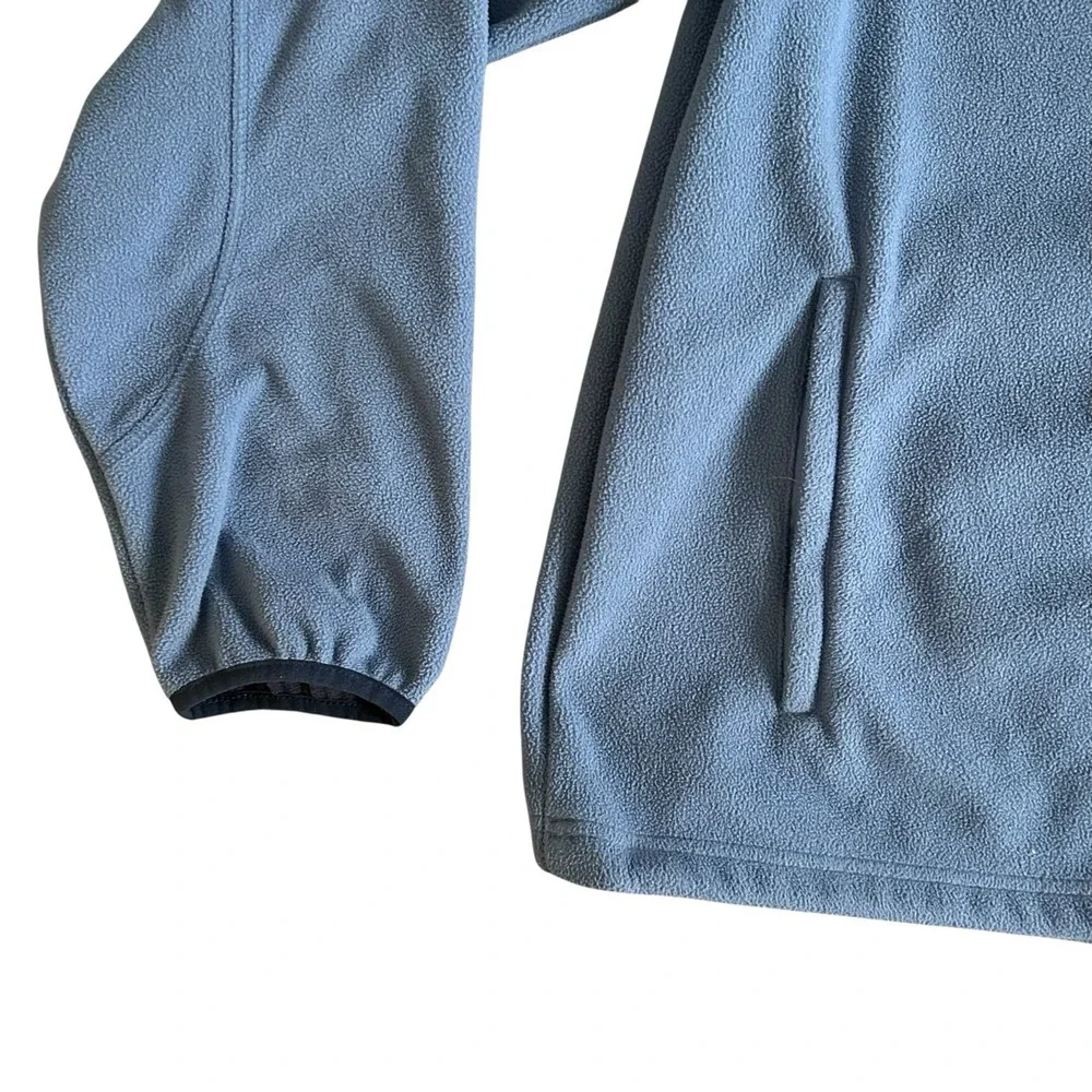L.L. Bean Polartec Fleece Jacket‎ Mens Large Blue Full-Zip Outdoor Pockets
